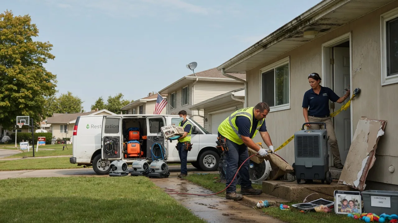 Water Damage Restoration in Baskin, LA near me